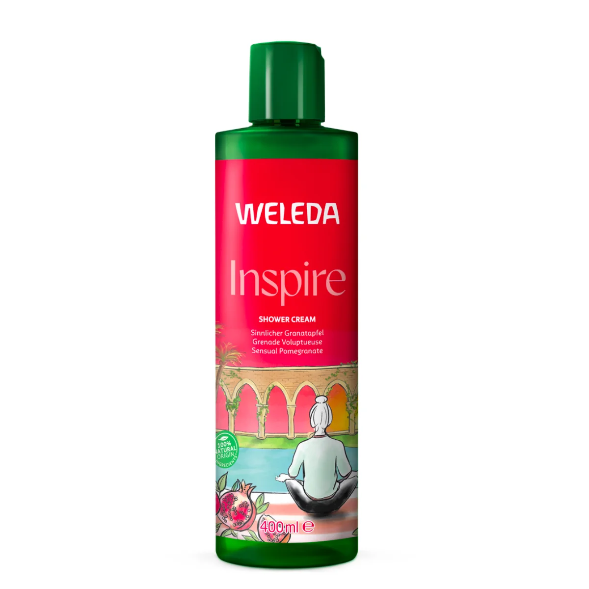 Gel de ducha cremoso Inspire Granada Weleda 400ml 1 Gel de ducha cremoso Inspire Granada Weleda 400ml