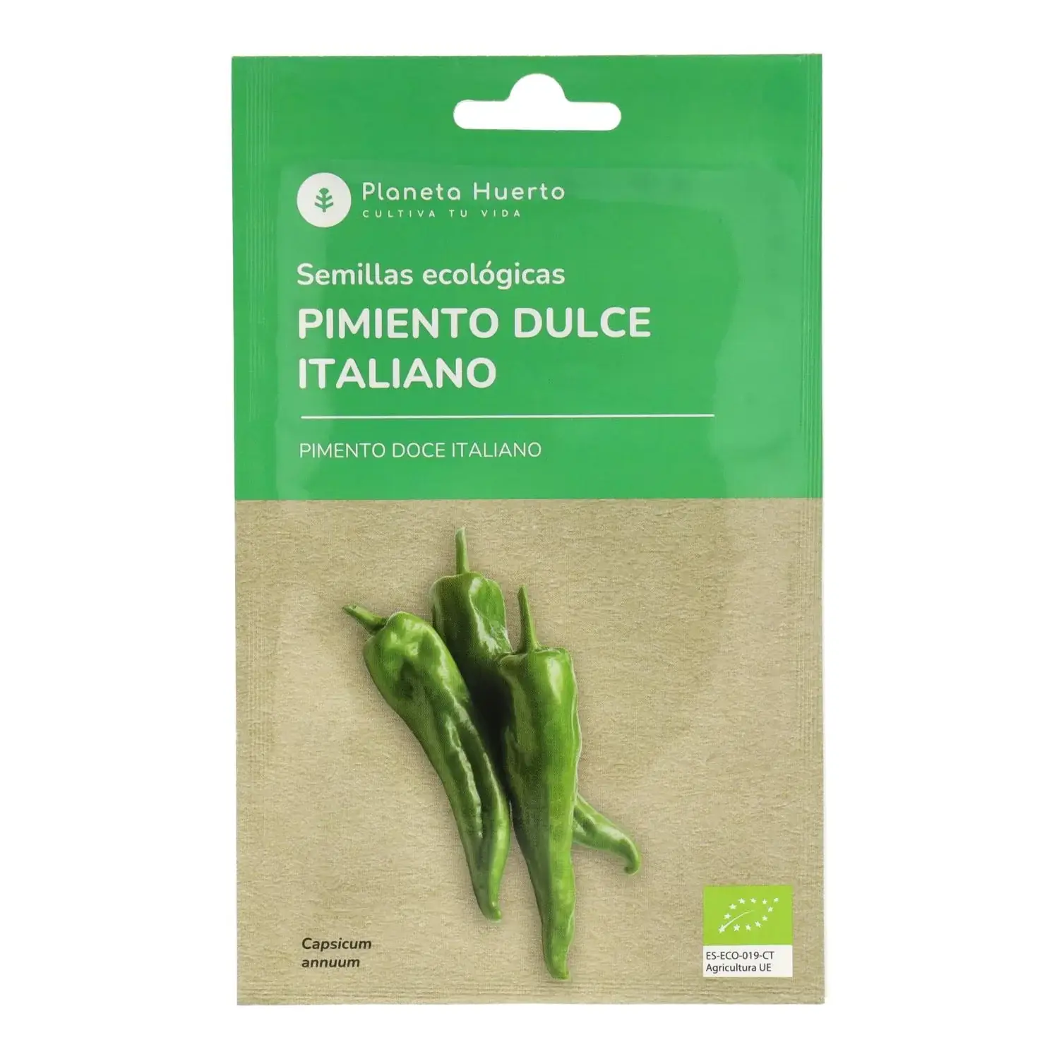 Semillas de Pimiento dulce italiano ecológicas Planeta Huerto 1 Semillas de Pimiento dulce italiano ecológicas Planeta Huerto