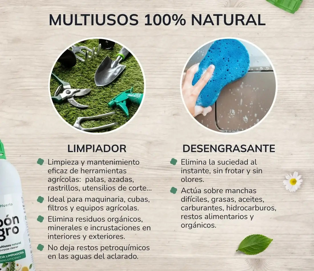 Jabón potásico Negro Planeta Huerto 5 L 3 Jabón potásico Negro Planeta Huerto 5 L - Imagen 3