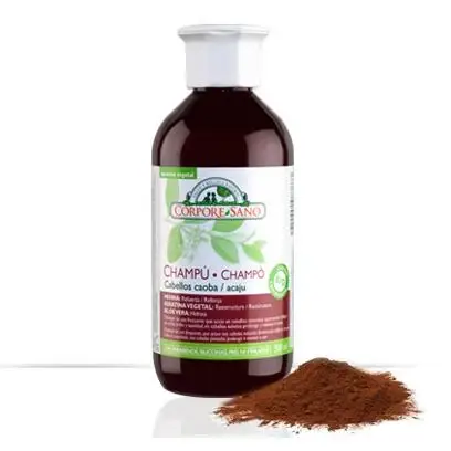 Champú Cabellos Caoba Henna Sándalo Corpore Sano 300 ml 1 Champú Cabellos Caoba Henna Sándalo Corpore Sano 300 ml