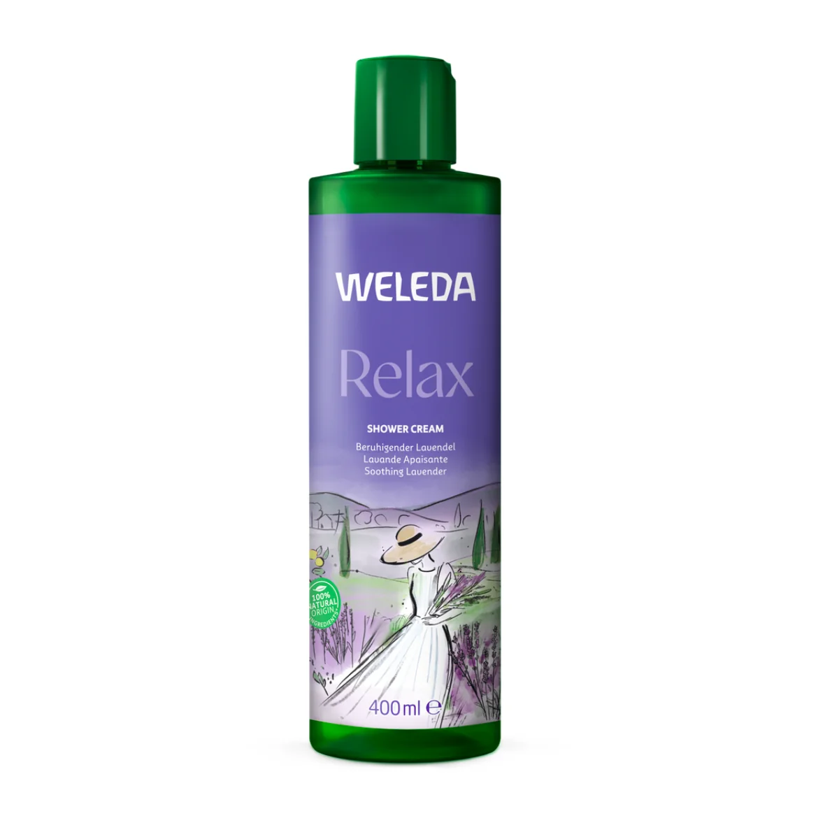 Gel de ducha cremoso Relax Lavanda Weleda 400ml 1 Gel de ducha cremoso Relax Lavanda Weleda 400ml
