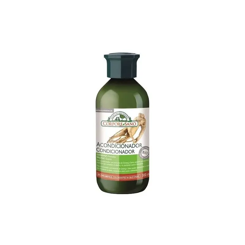 Acondicionador Ginseng y Salvia revitaliza y suaviza Corpore Sano, 300 ml 1 Acondicionador Ginseng y Salvia revitaliza y suaviza Corpore Sano, 300 ml