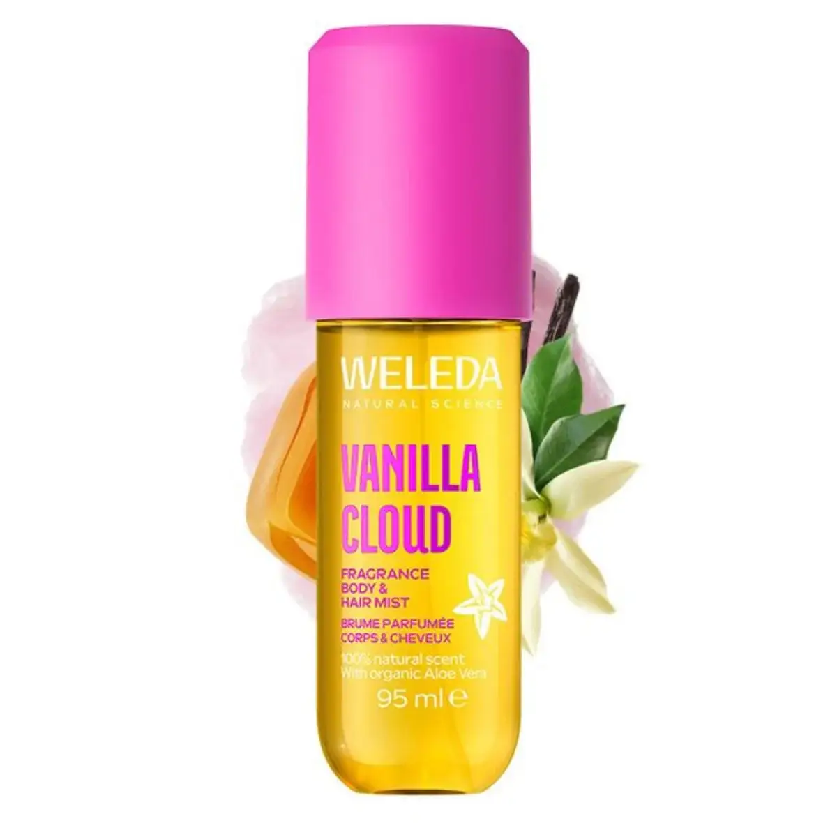 Bruma Perfumada Body&Hair Vanilla Cloud Weleda 95 ml 2 Bruma Perfumada Body&Hair Vanilla Cloud Weleda 95 ml - Imagen 2