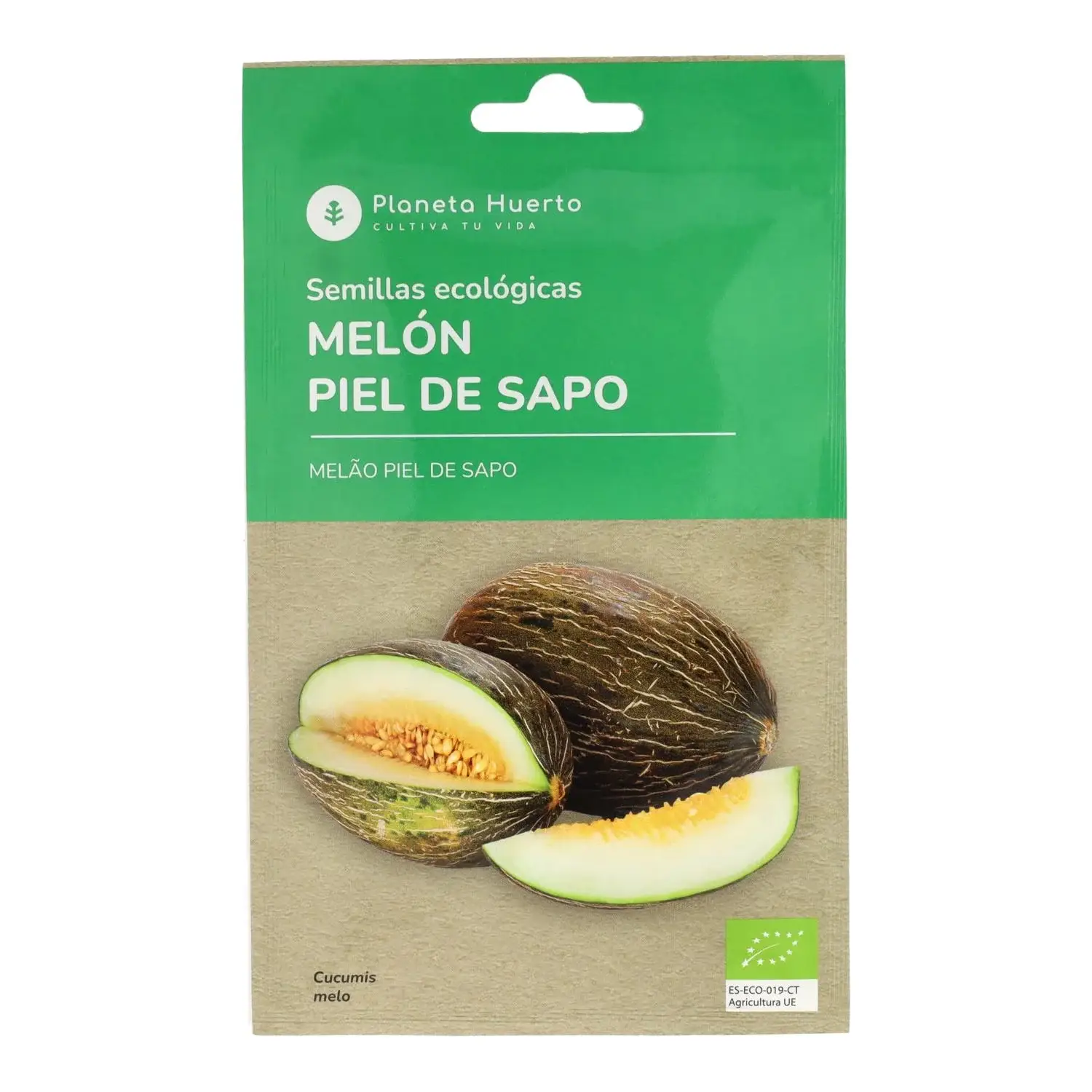 Semillas de Melón piel de sapo ecológicas Planeta Huerto 1 Semillas de Melón piel de sapo ecológicas Planeta Huerto
