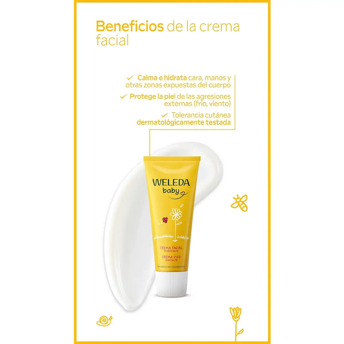 Crema facial Bebés de Caléndula Weleda, 50ml 2 Crema facial Bebés de Caléndula Weleda, 50ml - Imagen 2