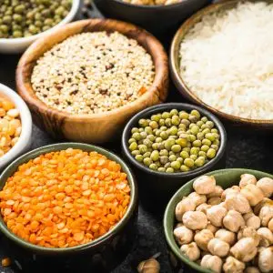 Arroz, cereales y legumbres